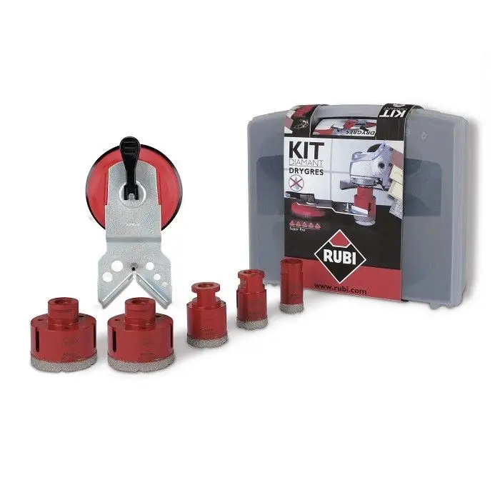 Rubi 50936 Kit DRY GRES Kit de perçage à sec M14 28/35/43/50/68 mm