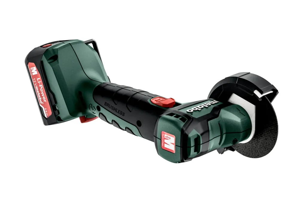 Metabo 600348500 CC 12 BL Meuleuse Accu 12V 2.0Ah Li-Ion 76mm