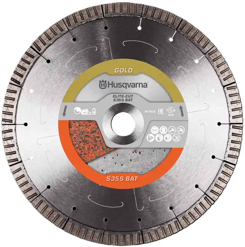 Husqvarna 596826601 S35S Bat Elite-Cut lame de scie diamantée 230 mm