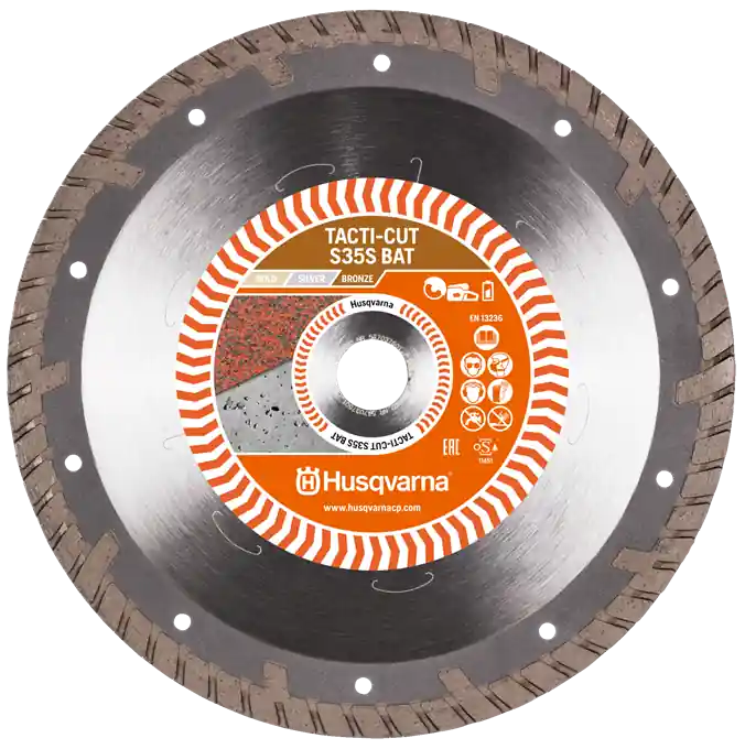 Husqvarna 596520301 S35S Bat Tacti-Cut Lame de scie diamant 230mm