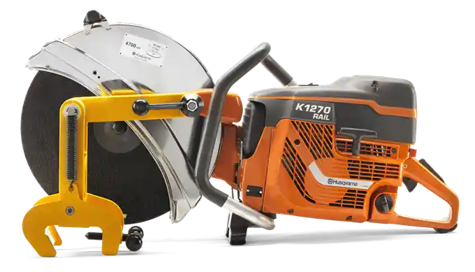 Husqvarna 967981901 K1270 Rail Motor cutter 350 mm + RA10 Clamp