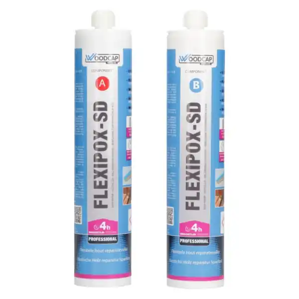 Köhler Woodcap 6103000 Flexipox SD A + B Tube 2 x 310 ml