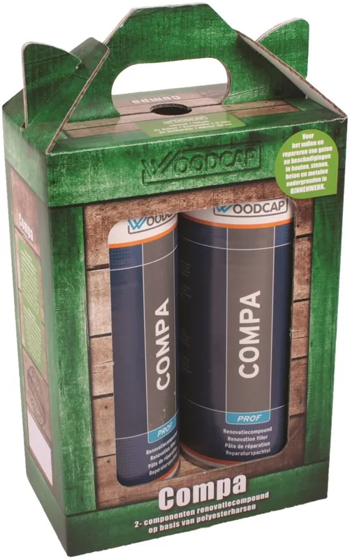 Köhler Woodcap 6101003 Compa Duopack Blanc 2 sets/boîte