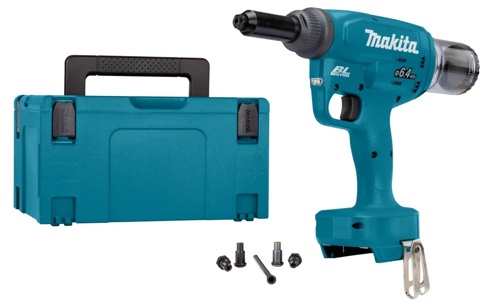 Makita DRV250ZJ Riveteuse sans fil jusqu‘à 6.4mm 18V sans piles et chargeur en Makpac