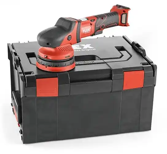 Flex-tools 459070 XCE 8 125 18.0-EC Polisseuse excentrique Accu avec entraînement couplé 18V sans batteries et chargeur en L-Boxx