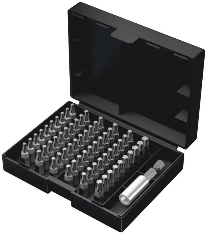 Wera 05057909001 Bit-Safe 61 Jeu universel de 4 embouts, 61 pièces