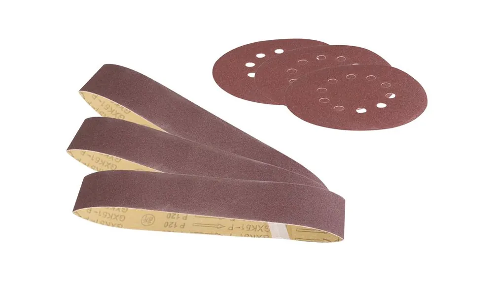 Scheppach 7903302601 Jeu de ponçage BTS800 12 pièces