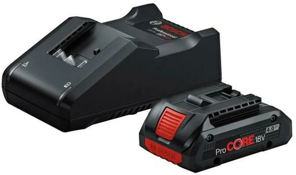 Bosch Bleu Accessoires 1600A01U7U Pack 1 batterie ProCORE 18V 4Ah + Chargeur GAL 18V-40
