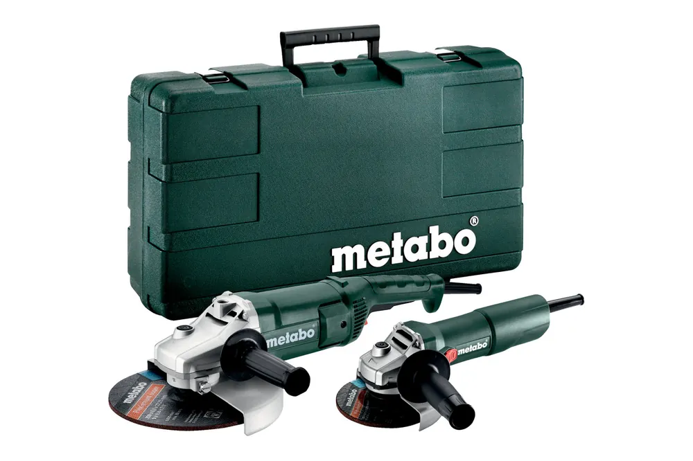 SK0172392-FR20260707-142325-0 Metabo 685172500 Jeu de meuleuses d‘angle avec coffret (WE 2200-230 + W 750-125)