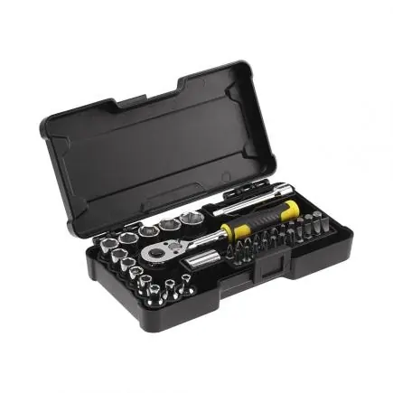 Stanley STMT82672-0 STMT-82672-0 Jeu de clés à douilles compactes 1/4" (37 pièces)
