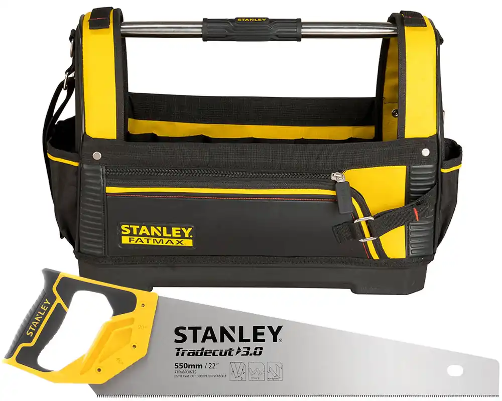 Stanley 1-39-59ZG Panier à outils + scie incluse