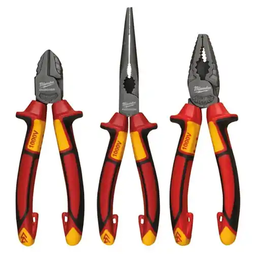Milwaukee Accessoires 4932464575 Jeu de pinces VDE 3 pièces
