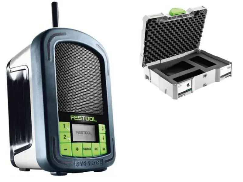 Festool 202111T BR10 DAB+ SYSRock Radio dans un systainer T-Loc !