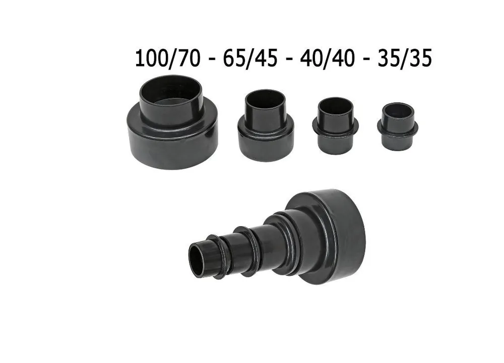 AirFlux AIR-40103 Adaptateur 4 pièces jusqu‘à 100 mm