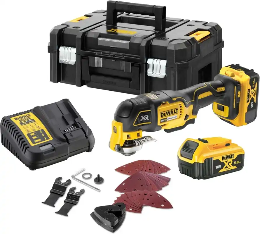DeWalt DCS356P2-QW Outil oscillant 18V 5.0Ah Li-Ion en TSTAK
