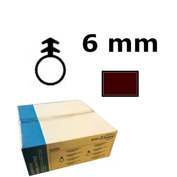 Virutex 1204086 Isolation en silicone pour RA17D - FS3 diamètre 6 mm brun 100m