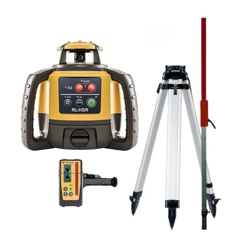 Topcon 1052626-01Set RL-H5A + LS-100D Construction Laser Set - Laser de chantier professionnel à simple inversion
