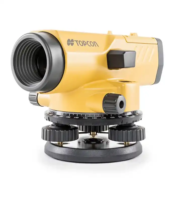 Topcon 555180 AT-B4A SET Instrument de mise à niveau automatique + Trépied + Supports multiples