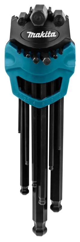 Makita Accessoires B-65894 Jeu de clés Allen 9 pièces