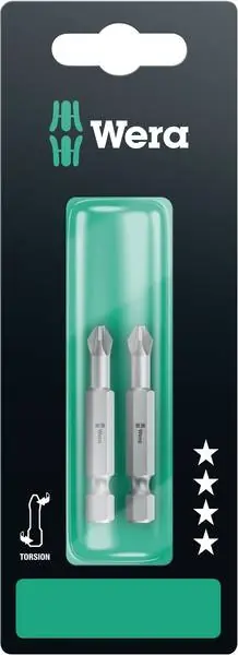Wera 05134385001 855/4 TZ SB Bits 2 pièces
