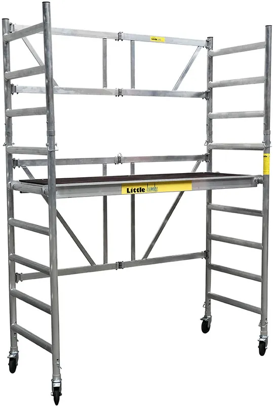 Little Jumbo 11401838 SuperPRO M-Max échafaudage pliant + Superstructure avec trappe (LxLxH 1,89x0,75x2,54 mtr)