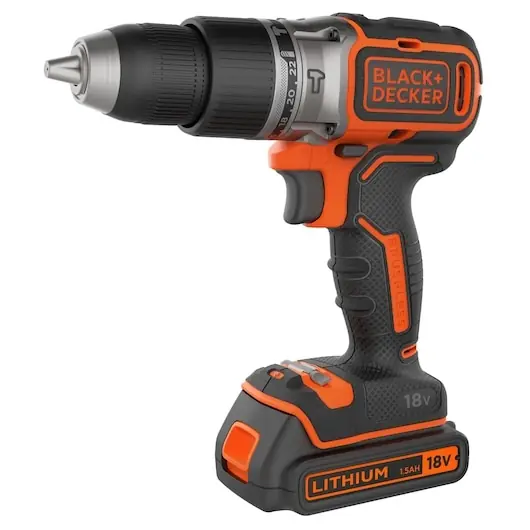 Black & Decker BL188K-QW Perceuse à percussion sans fil 18 volts 1,5 Ah Li-ion