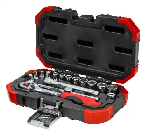 Gedore RED 3300050 R49003016 Jeu de clés à douille 1/4â SW 4-13 mm 16 pièces