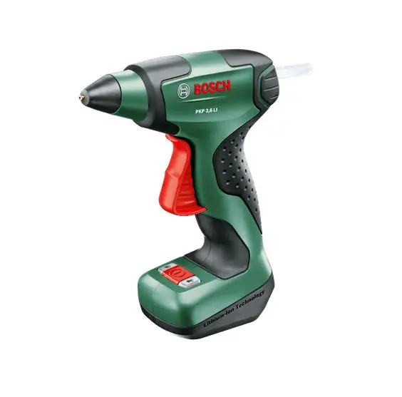 Bosch Vert 0603264600 PKP 3.6 LI Pistolet à colle Accu 3.6 Volt 1.5 Ah Li-ion