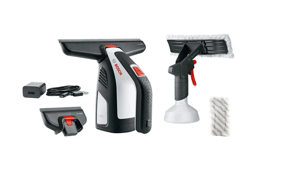 Bosch Vert 06008B7000 VerreVAC Batterie Nettoyeur de vitres 3.6 Volt 2.0 Ah Li-ion
