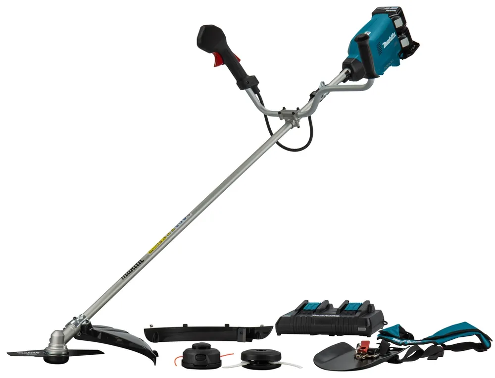 Makita DUR369APT2 Débroussailleuse sans fil U-grip 2 x 18 volts 5.0Ah Li-Ion