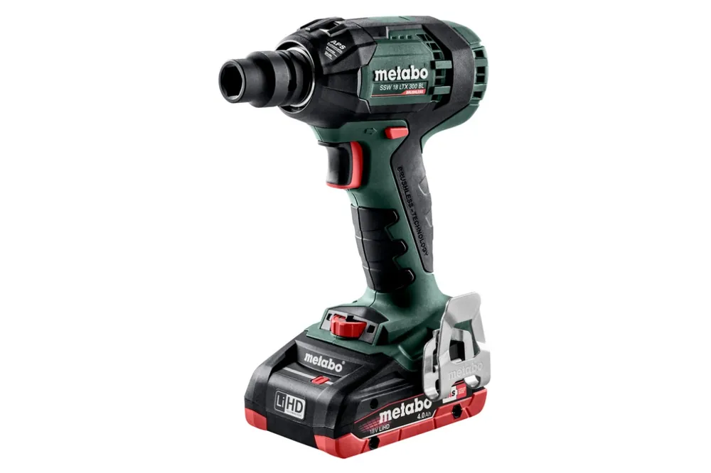 Metabo 602395800 SSW18LTX 300 BL Clé à chocs à batterie 18V 4.0Ah LiHD