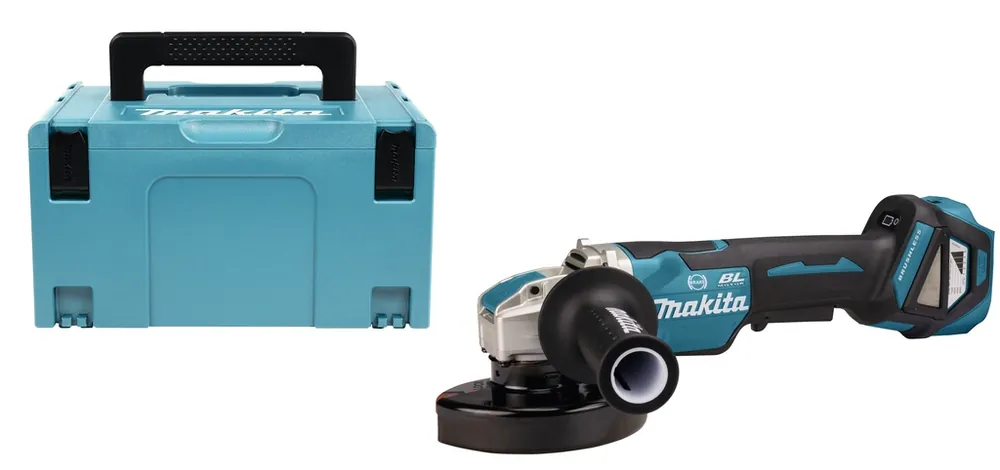 Makita DGA519ZJ Meuleuse d‘‘angle X-Lock 18V sans piles ni chargeur 125mm