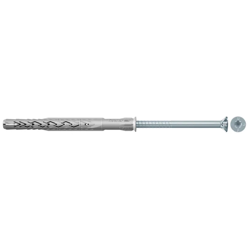 Fischer 530928 Cadre/bouchon de construction SXRL 14 x 260 T acier zingué