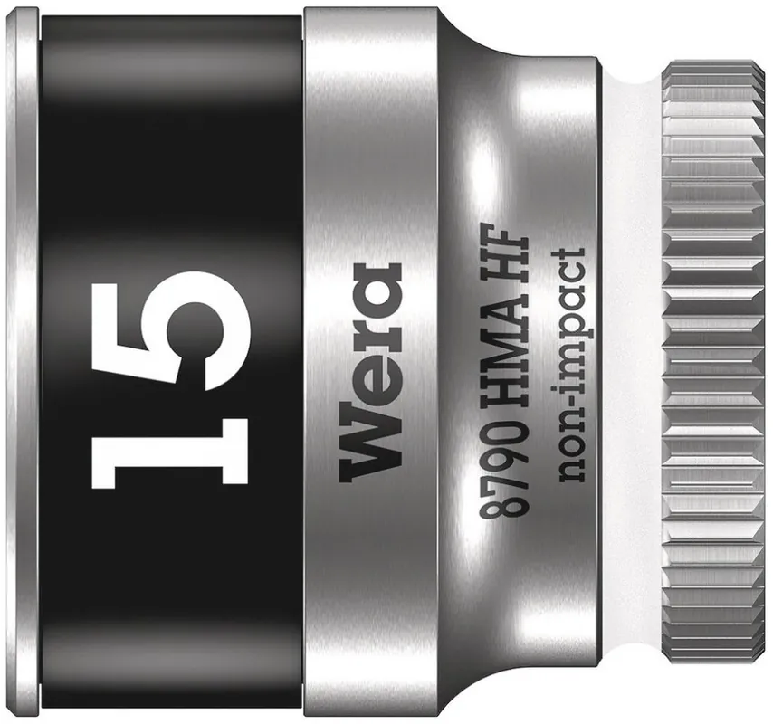 Wera 05003010001 8790 HMA HF Capuchon Zyklop pour main et machine, avec entraînement 1/4" et fonction de maintien, 15 x 23 mm