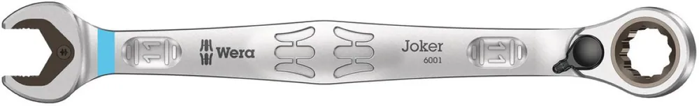 Wera 05020066001 6001 Joker Switch Clé à douille et à anneau, réversible, 11 x 165 mm