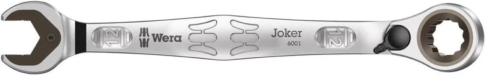 Wera 05020067001 6001 Joker Switch Clé à douille et à anneau, réversible, 12 x 171 mm