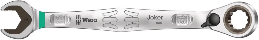 Wera 05020068001 6001 Joker Switch Clé à douille et à anneau, réversible, 13 x 179 mm
