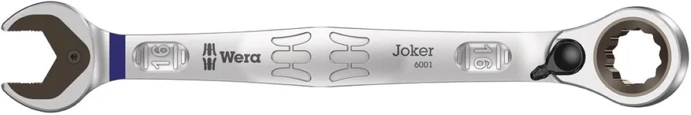 Wera 05020071001 6001 Joker Switch Clé à douille et à anneau, réversible, 16 x 213 mm