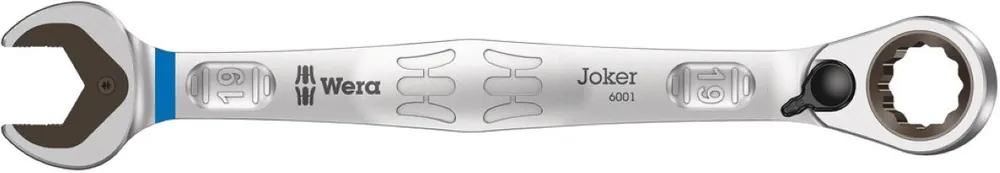 Wera 05020074001 6001 Joker Switch Clé à douille et à anneau, réversible, 19 x 246 mm