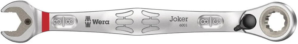 Wera 05020076001 6001 Joker Switch Clé à douille et à anneau, interchangeable, pouce, 3/8" x 159 mm