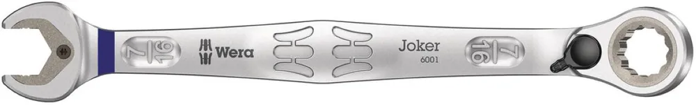 Wera 05020077001 6001 Joker Switch Clé à douille et à anneau, réversible, pouce, 7/16" x 165 mm