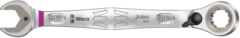 Wera 05020079001 6001 Joker Switch Clé à douille et à anneau, réversible, pouce, 9/16" x 187 mm