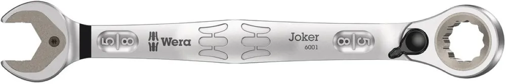 Wera 05020080001 6001 Joker Switch Clé à douille et à anneau, réversible, pouce, 5/8" x 213 mm