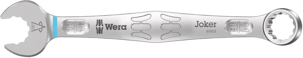 Wera 05020217001 6003 Clé à anneau Joker, pouce, 11/16 x 210 mm