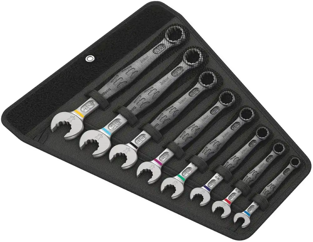 Wera 05020241001 6003 Joker 8 Imperial set 1 Jeu de clés à anneaux, un pouce, 8 pièces
