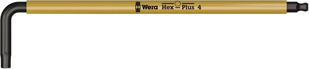 Wera 05022201001 950 SPKL HF Clé hexagonale multicolore, métrique, avec fonction de maintien, 4 x 137 mm