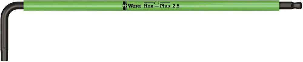 Wera 05022604001 950 SPKL Clé Allen multicolore, métrique, 2,5 x 112 mm