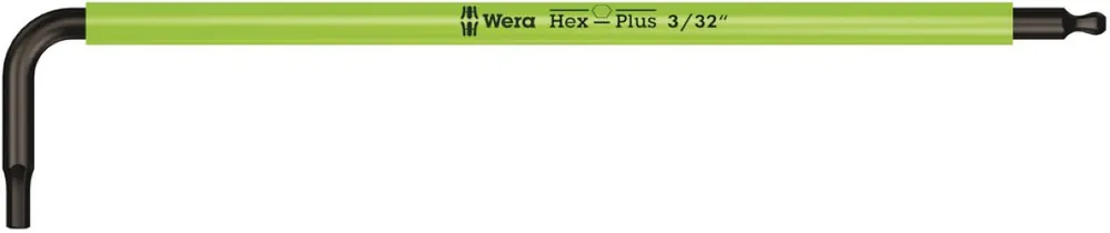 Wera 05022631001 950 SPKL Clé Allen multicolore, pouce, 3/32" x 112 mm