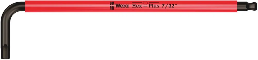 Wera 05022635001 950 SPKL Clé Allen multicolore, pouce, 7/32" x 172 mm