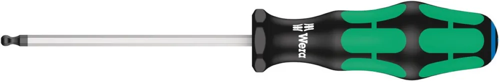 Wera 05022810001 352 Tournevis hexagonal à tête sphérique, 4 x 100 mm